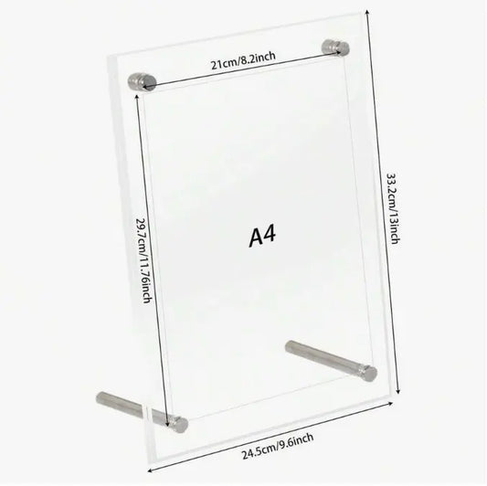 Modern A4 Acrylic Frame