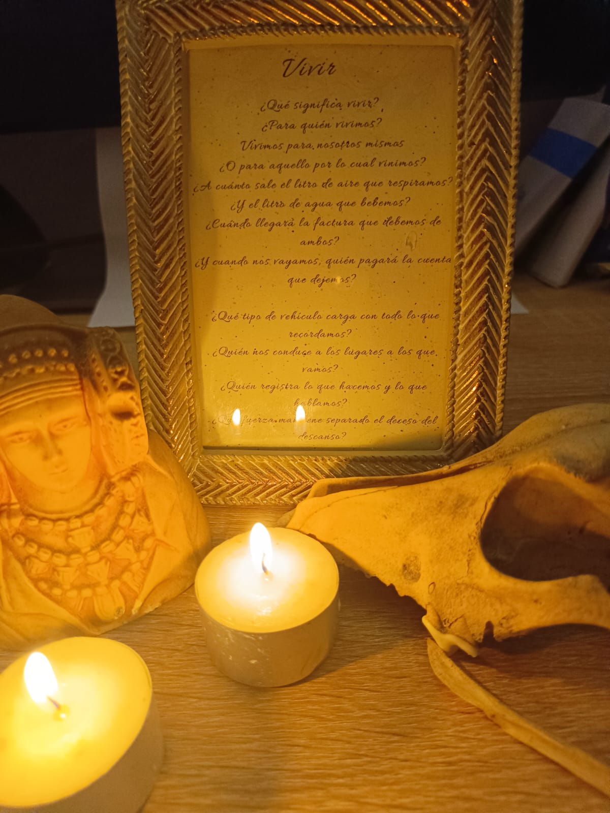 Small personalized poem - 3D textured paper