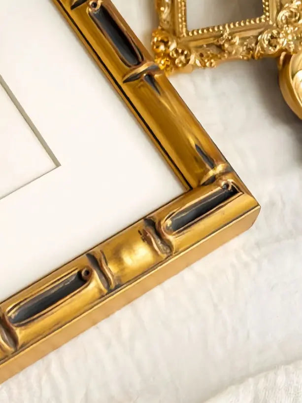 Rococo gold frame A4