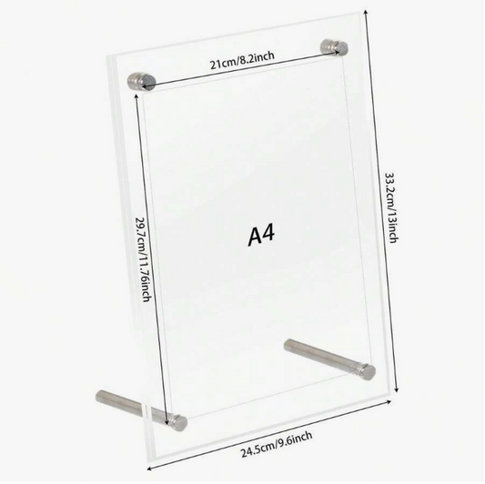 Marco acrílico moderno A4